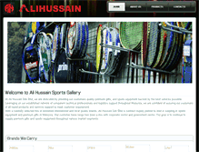 Tablet Screenshot of alihussainsportsgallery.com.my